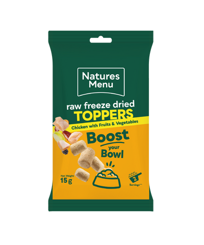 Natures Menu Freeze Dried Toppers Chicken 15g