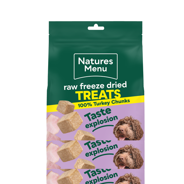 Natures Menu Freeze Dried Turkey Chunks 40g