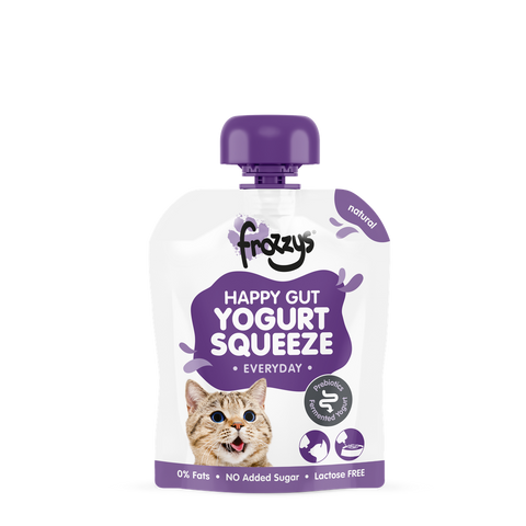 Frozzys Yogurt Squeeze Pouch Cat Natural 85g