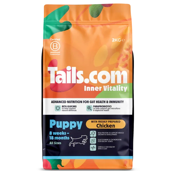 Tails.com Inner Vitality Puppy Chicken Dry Dog Food 2kg