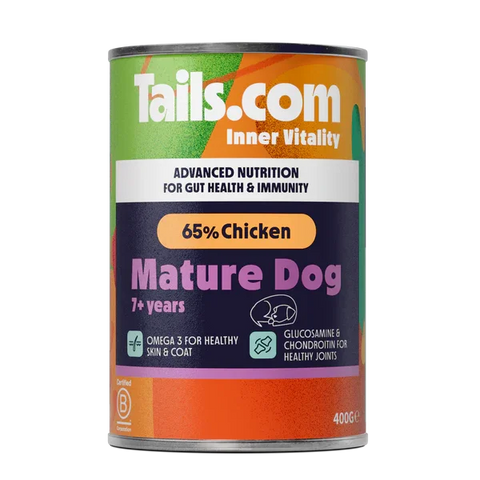 Tails.com Inner Vitality Mature Chicken Can 400g