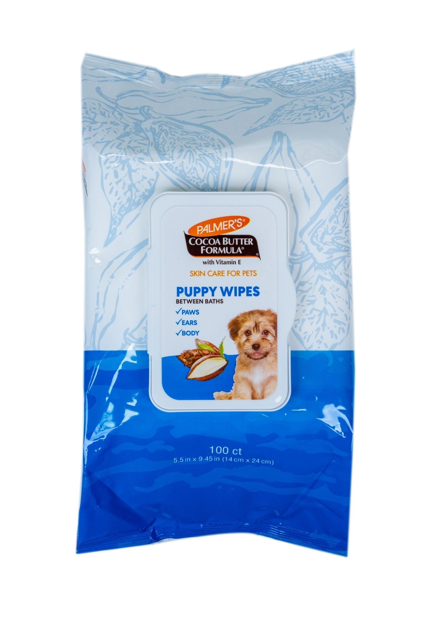 Palmer''s For Pets Puppy Wipes With Cocoa Butter 100ct