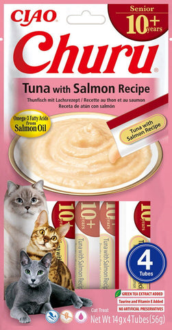 Churu Senior 4 Pack Tuna with Salmon Recipe