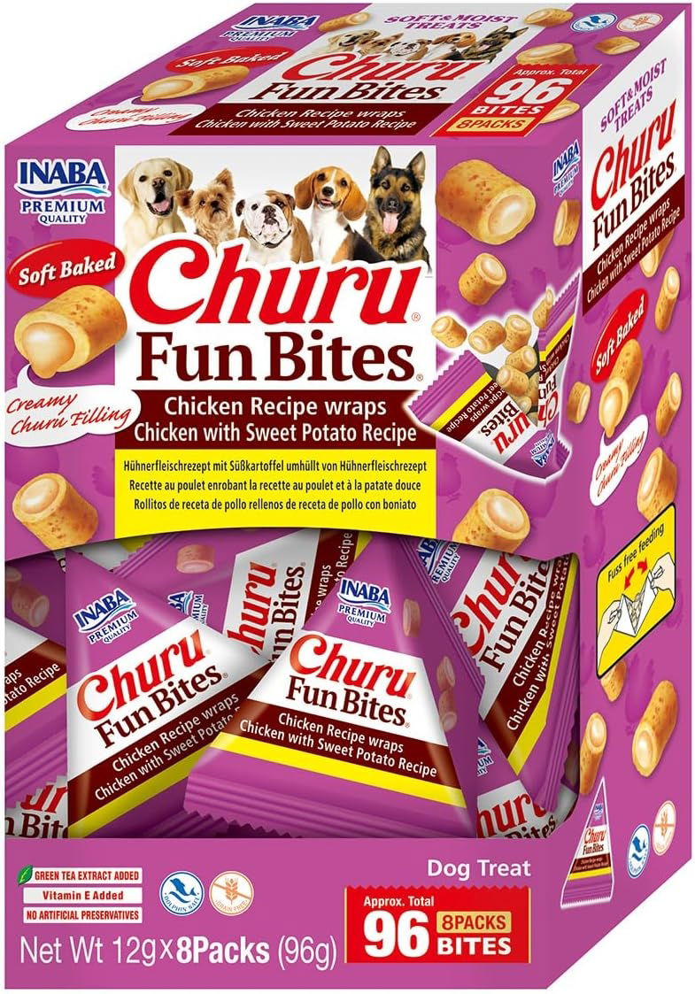 Churu Fun Bites Chicken Recipe Wraps Chicken with Sweet Potato Recipe