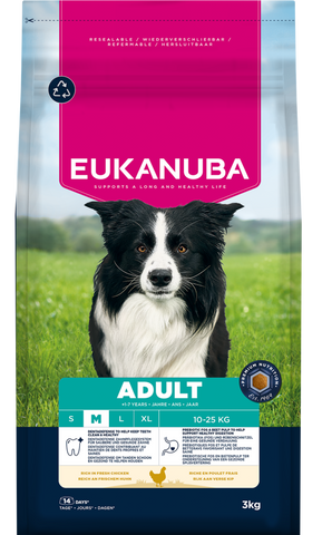Eukanuba Dog Adult Medium Chicken 3kg