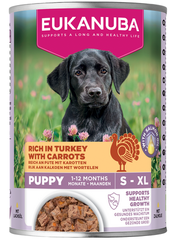 Eukanuba Dog Can Life Care Puppy All Breeds Turkey & Carrot 400g