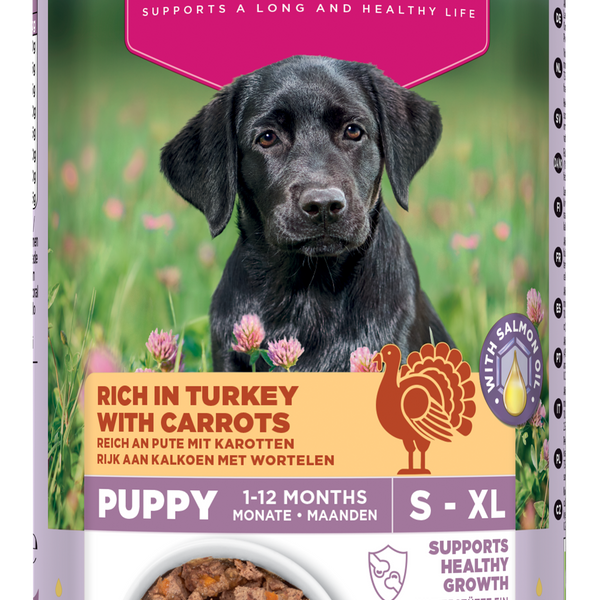 Eukanuba Dog Can Life Care Puppy All Breeds Turkey & Carrot 400g