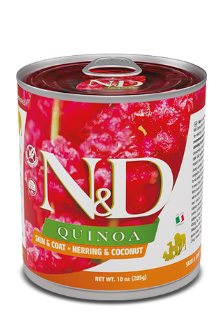 N&D Dog Quinoa Herring & Coconut 285g