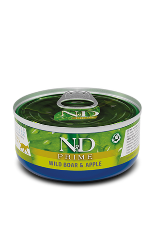 N&D Cat Prime Wild Boar & Apple 70g
