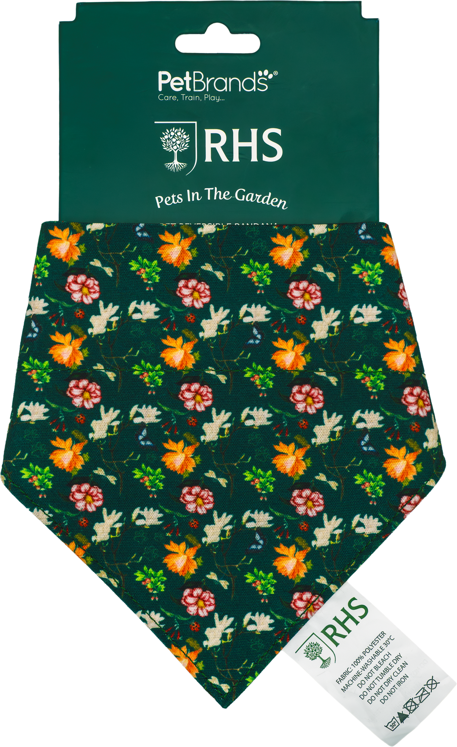 RHS Pets in the Garden Reversible Bandana