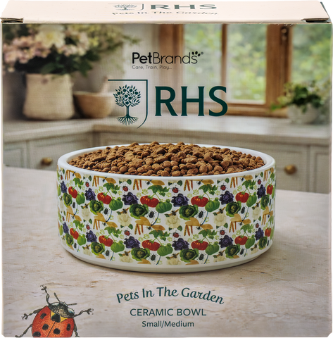 RHS Pets in the Garden Ceramic Bowl Large/X-Large