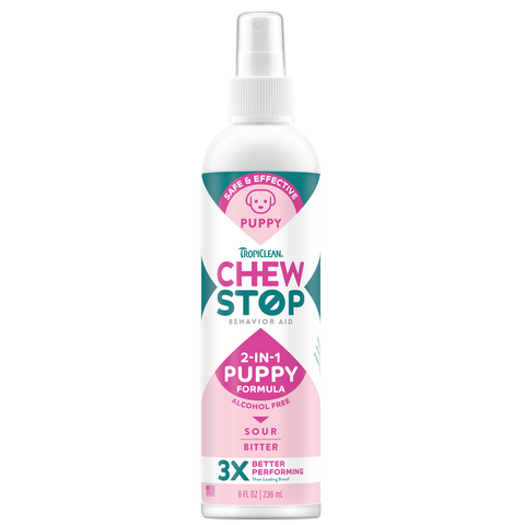 TropiClean Chew Stop Behavior Aid Puppy Spray