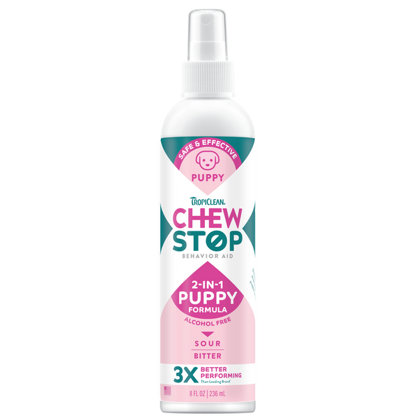 TropiClean Chew Stop Behavior Aid Puppy Spray
