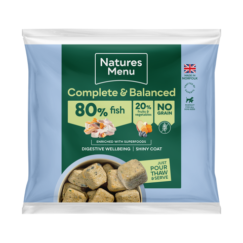 Natures Menu Complete & Balanced 80/20 Fish 1kg