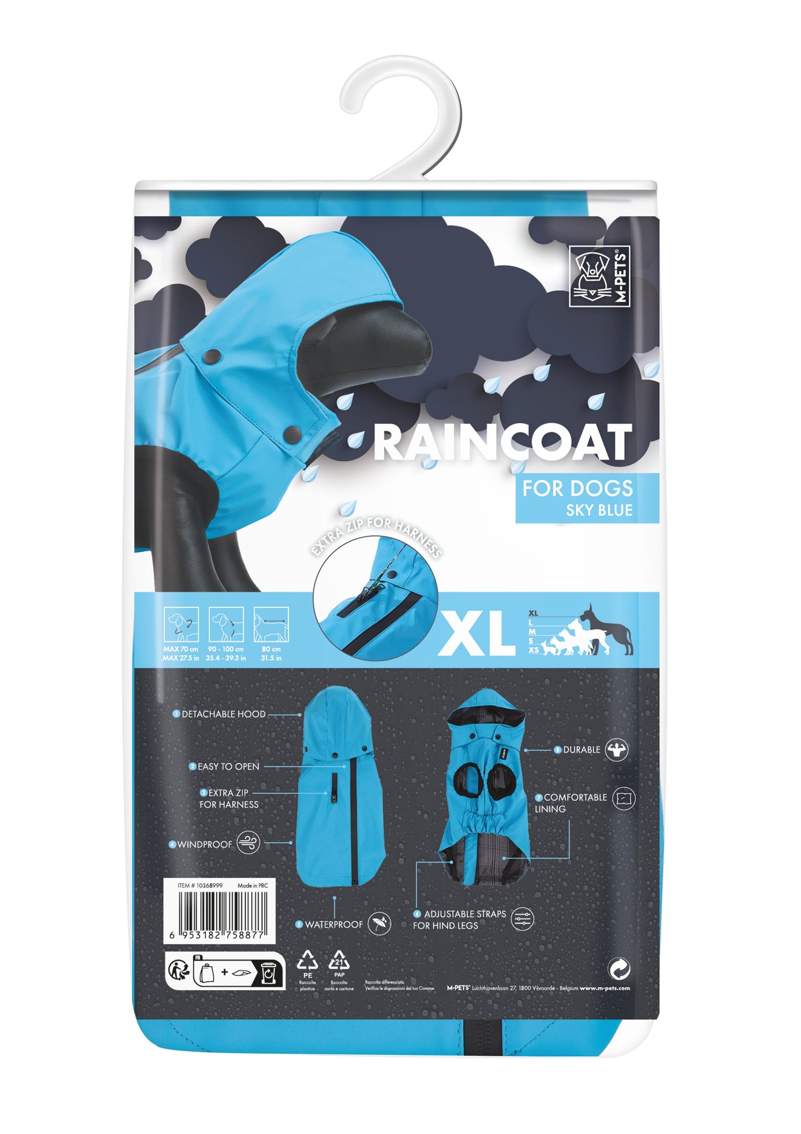 Raincoat Sky Blue XL