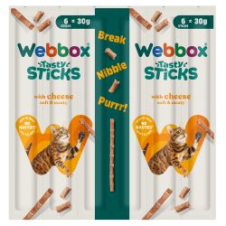 Webbox Cheese Cat Sticks 6 Pack