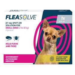 Fleasolve Spot on Dog Small 1 Treatment