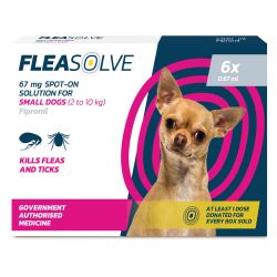 Fleasolve Spot on Dog Small 6 Treatment