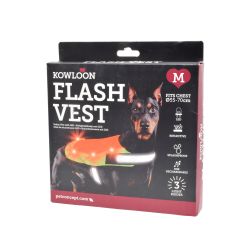 Kowloon Flashing Vest Yellow, Medium
