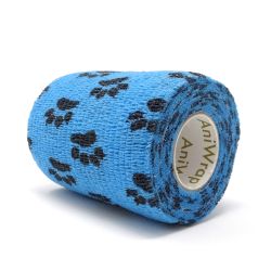 Aniwrap Bandage Paw Blue 12X5X2.2M