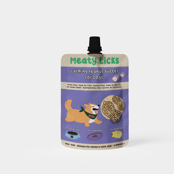 Calming Peanut Butter Pouch for dogs 113g 4oz 
