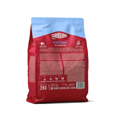 Carnilove Active Salmon & Turkey Large Breed Cat 6kg