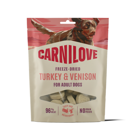 Carnilove Freeze-Dried Treats Turkey & Venison 60g