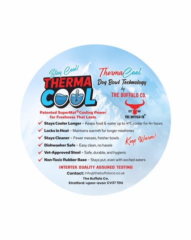 ThermaCool Dog Bowl - Hot Pink