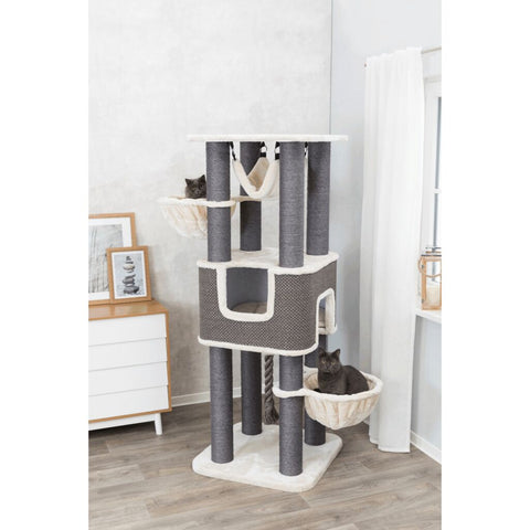 Trixie Cat Tree XXL Humberto – 174 cm, cream/grey