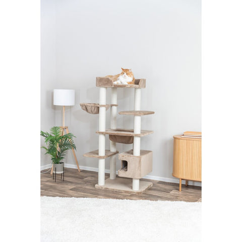 Trixie Cat Tree XXL Brunna – 165 cm, taupe