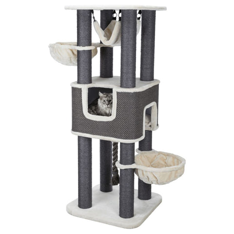 Trixie Cat Tree XXL Humberto – 174 cm, cream/grey