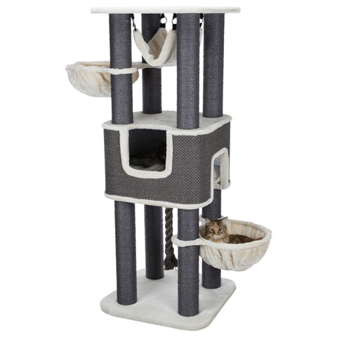 Trixie Cat Tree XXL Humberto – 174 cm, cream/grey