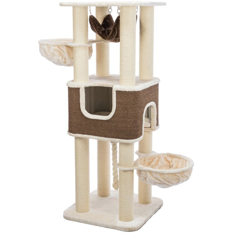 Trixie Cat Tree XXL Humberto – 174 cm, cream/dark brown