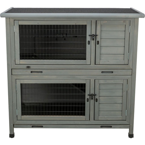 Trixie Small Animal Hutch – 116 × 111 × 65 cm, grey
