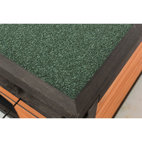 Trixie Outdoor Run with Cover – 150 × 53 × 150 cm, black/brown