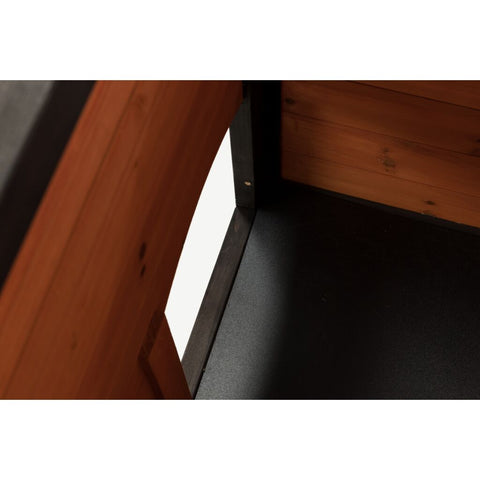 Trixie Outdoor Run with Cover – 150 × 53 × 150 cm, black/brown