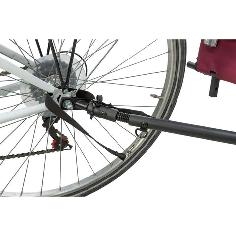 Trixie Bicycle trailer for dogs – L: 75 × 86 × 80/145 cm, grey/red