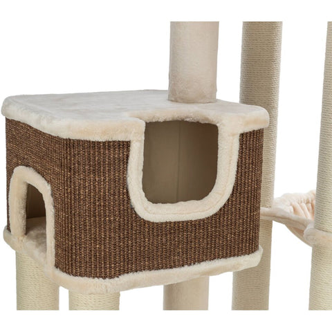 Trixie Cat Tree Bertholo – 165 cm, cream/dark brown