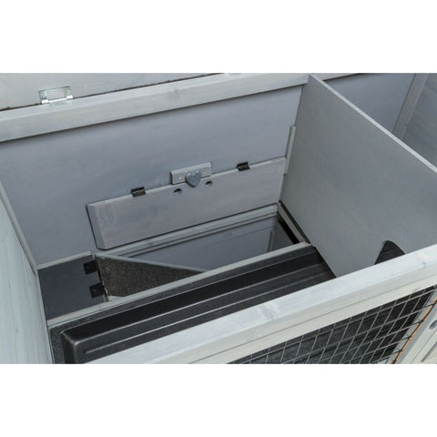Trixie Small Animal Hutch – 116 × 111 × 65 cm, grey