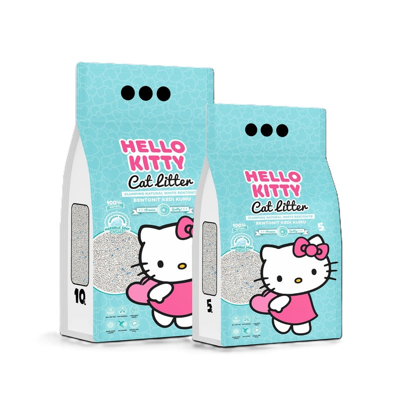 Hello Kitty Bentonite Marseille Soap Litter 10 L