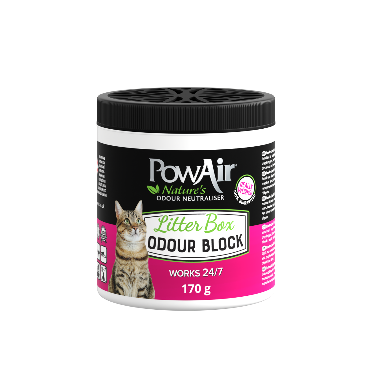 PowAir Cat Litter Block Odour Destroyer 170g