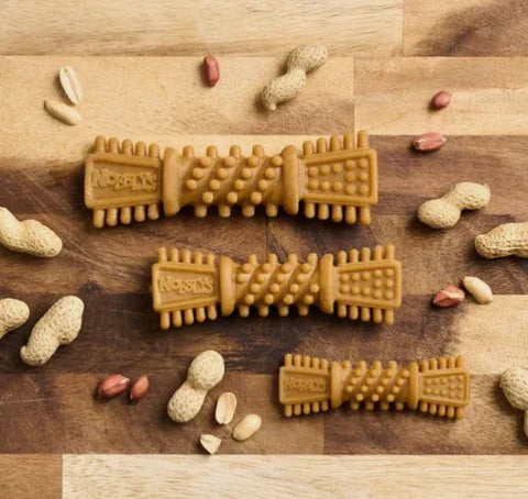 Petello Nobblys Tough Brush Peanut Butter 80g