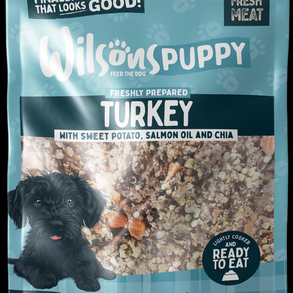 Wilsons Fresh Puppy Turkey Wet Pouch 380g