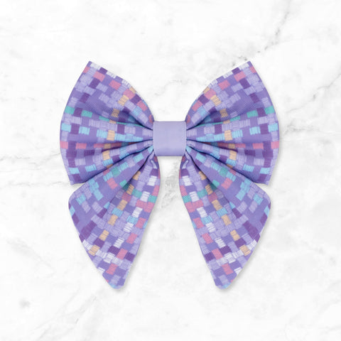 Dog Sailor Bow: Belgravia Sugarplum
