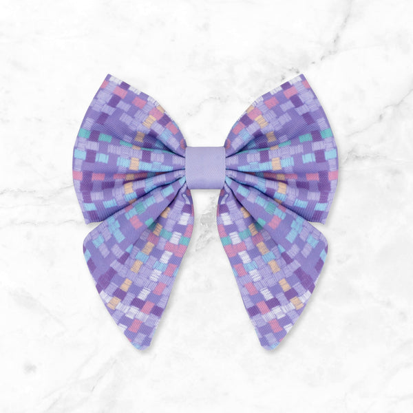 Dog Sailor Bow: Belgravia Sugarplum