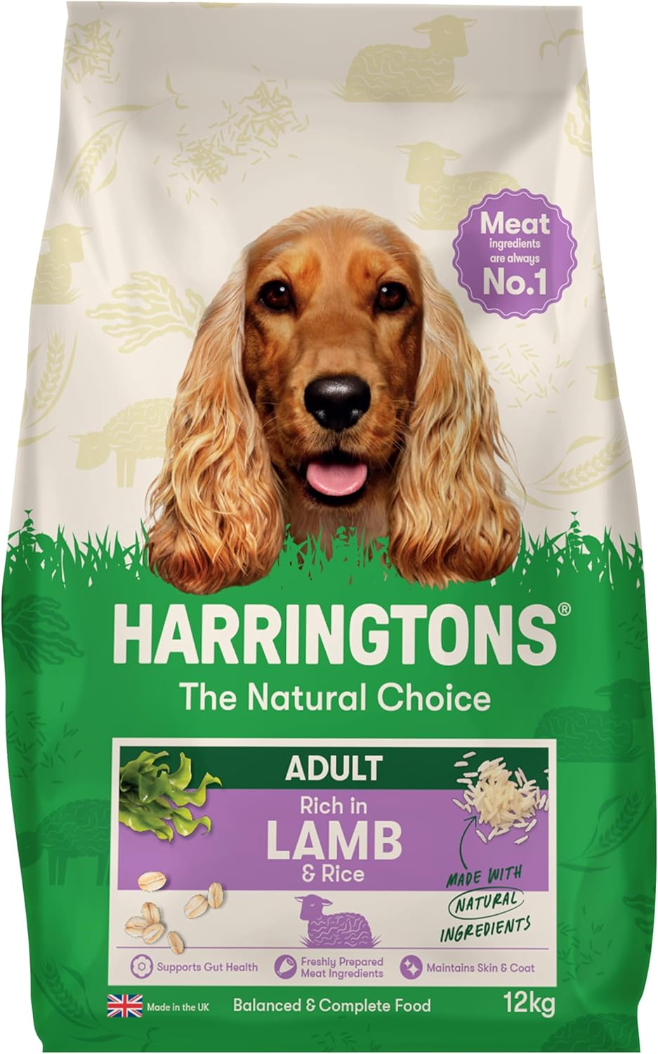Harringtons Lamb and Rice 12kg