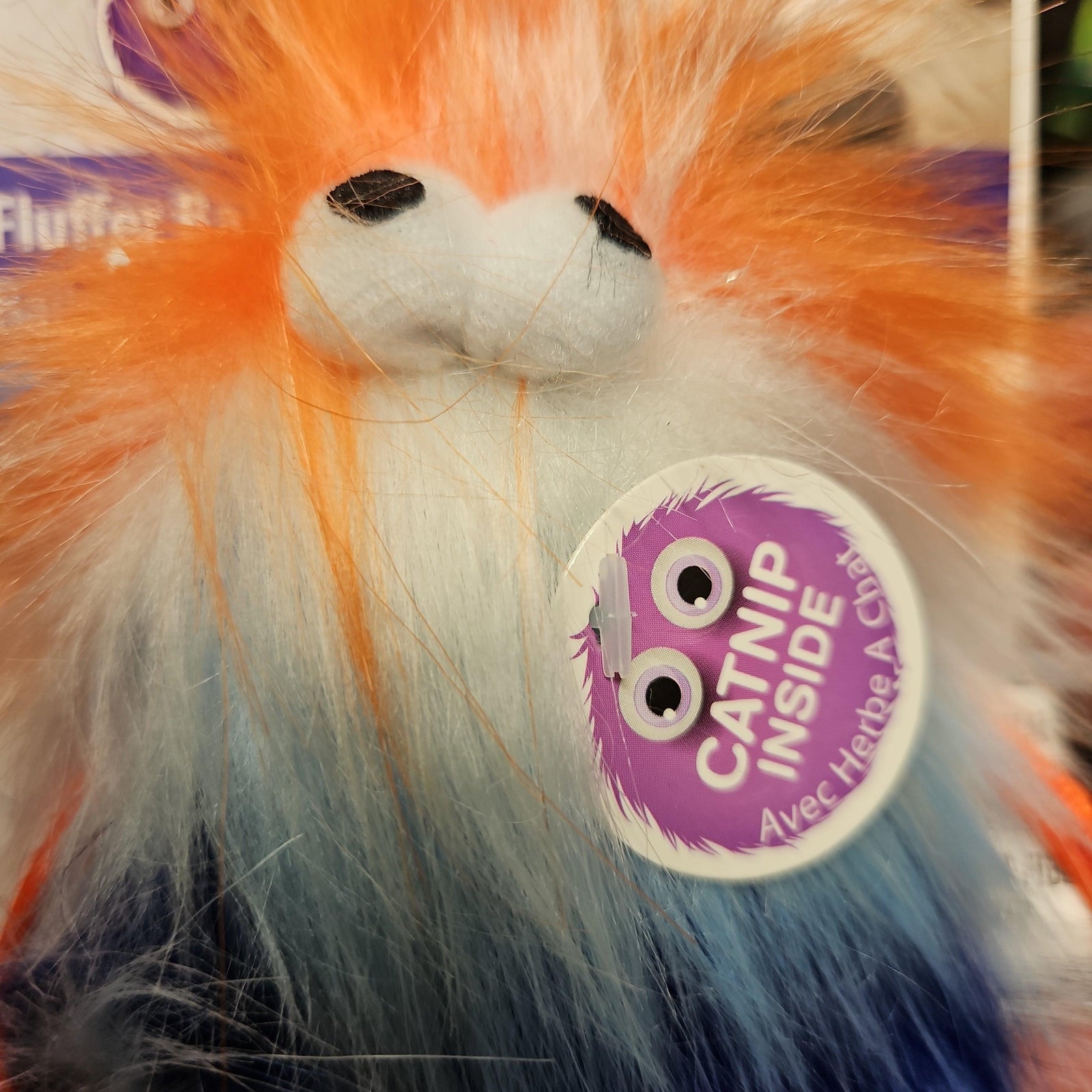 All For Paws Furry Ball Fluffer Orange