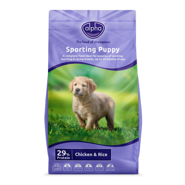 Alpha Puppy Sporting Chicken & Rice 15kg