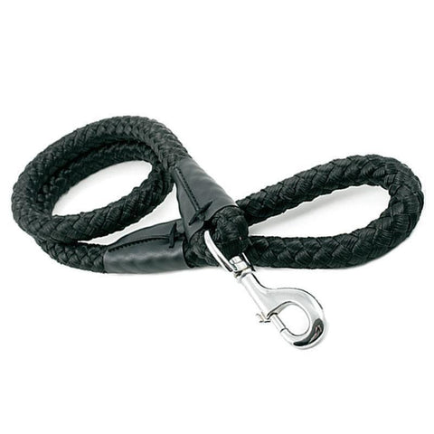 Ancol Nyl Sup Rope Lead Blck 20mm