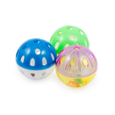 Ancol Plastic Ball & Bell